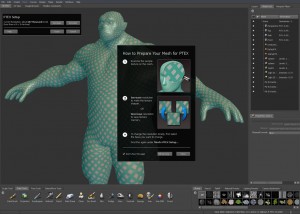 Mudbox 2012 PTex